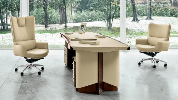Стулья для кабинета Splendour и стол Planet Desk, Mascheroni, салоны «Трио»