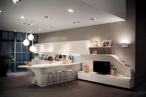 Кухня Flux Swing, дизайнер Giugiaro Design, Scavolini, www.scavolini.com 